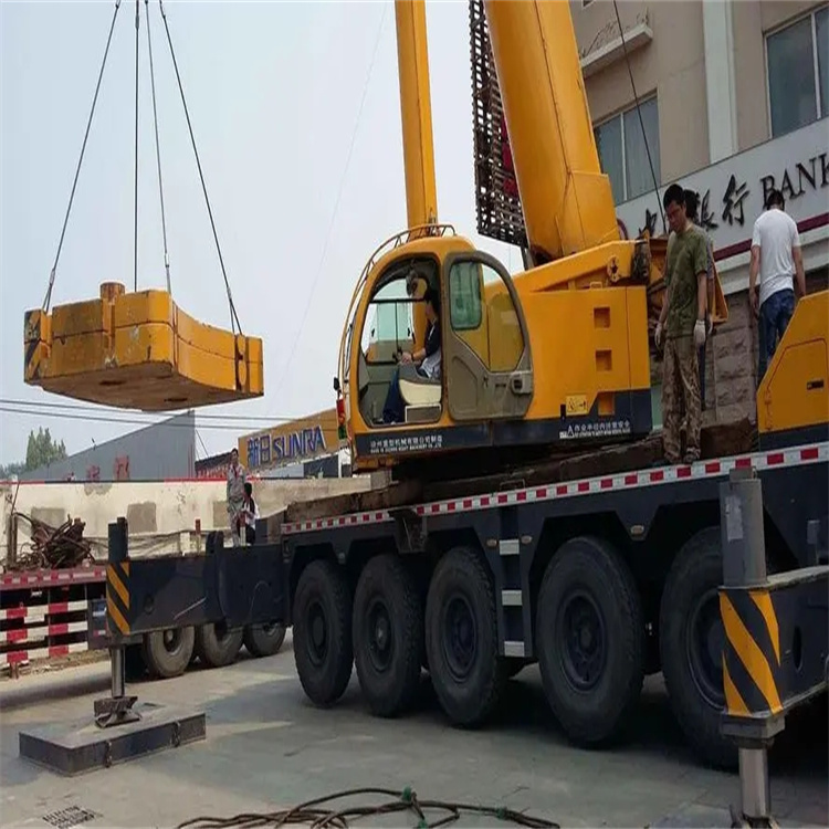 福州晋安当地吊车出租|机器吊装|75吨|工厂搬迁服务